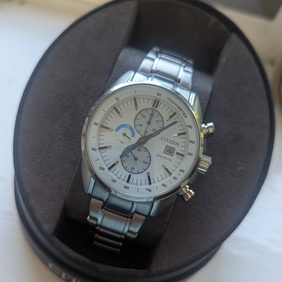 Citizen Silver Eco Drive Men's Watch